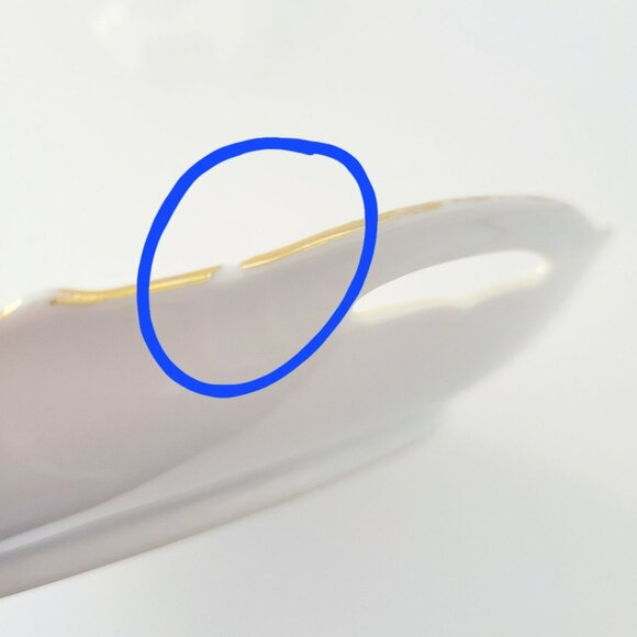 Noritake Asian Landscape Scene Cake Plate, c.1920-40 Morimura Mark, Vibrant Gree - Picture 7 of 13